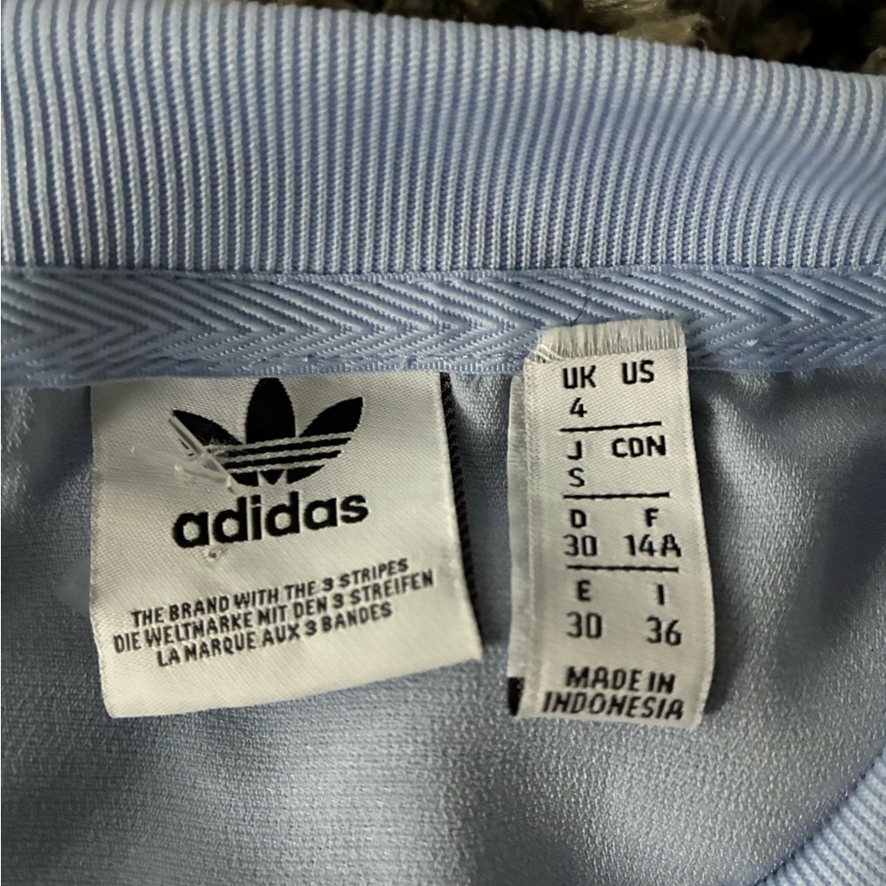 Adidas Sky Blue dress with White Accents - Picture 2 of 3